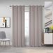 Miracle Home. 2-delige elegante gordijnen voor woonkamer en slaapkamer, met oogjes, kamperfoelie, 300 cm (B) x 260 cm (H), wit