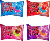 Topps Ring Pop snoep - lolly in diamant vorm - 24 stuks