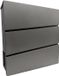 Merkloos Relaxdays Brievenbus met slot - 37,5x35,5x10,5 cm - antraciet
