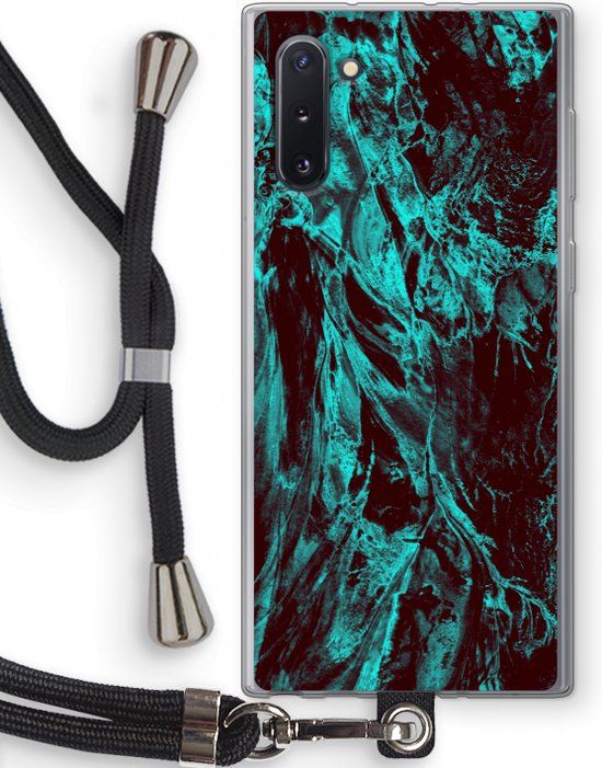 Case Company® - Samsung Galaxy Note 10 Case with Cord - Ice Age - Black Cord - Full Protection