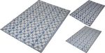 Konges Sløjd Buiten vloerkleed - Tuinmat Voor Buiten en Binnen - Buitenmat - Tuinkleed - Buitenkleed - 120x180cm - Blauw