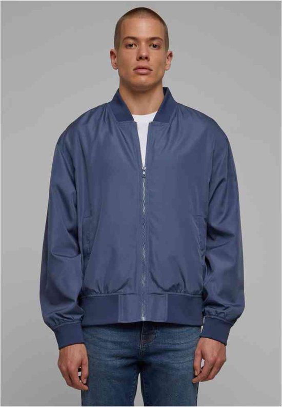 Urban Classics Recycled Bomber Jacket - Men - XL - Blue