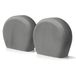 Explore Land Bandenhoezen 2 stuks - robuuste wielbeschermer voor vrachtwagen, SUV, trailer, camper, camper, universeel, past op bandendiameters van 66-73 cm, houtskool