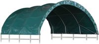 vidaXL Veetent 370x370x160 cm Groen