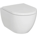 Vitra Cuvette WC Suspendu Sans Bride M60 Vortexflush Blanc Avec Abattant Frein De Chute