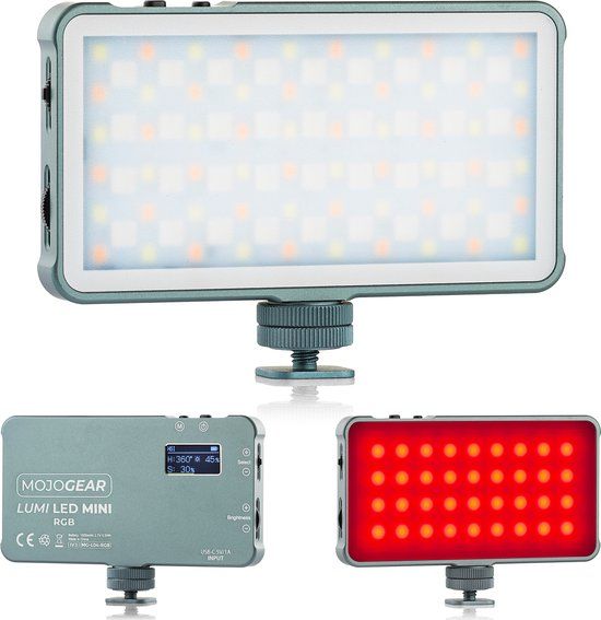 MOJOGEAR Lumi RGB LED-lamp 6.5W Mini - Grijs