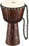 Meinl Percussion PROADJ4-M Professional African Style Djembe met speciale queen snijwerk (25,4 cm (10 inch) diameter) bruin