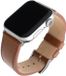 FIXED Bracelet en cuir pour Apple Watch – 42/44/45/46/49 mm – Marron