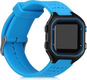 kwmobile horlogebandje geschikt voor Garmin Forerunner 25 (L - 40 x 47 x 13.9 mm) polsband - Smartwatch bandje van TPU - Activity tracker horloge band in blauw