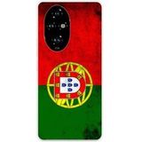 Huawei Honor 200 Pro 5G Siliconen hoesje Portugese vlag
