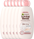 Garnier Loving Blends - Milde Haver - Shampoo - 6 x 300 ml