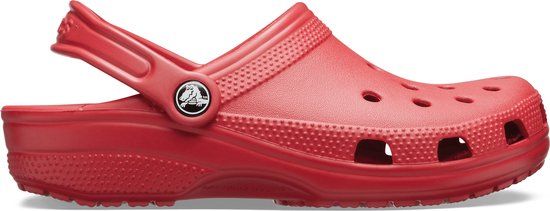 Crocs Classic 10001-6EN, Unisex, Rood, Slippers maat: 36/37 EU
