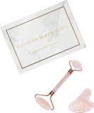 BEAUTY BEAR Roze Quartz Roller + Gua Sha Geschenkdoos