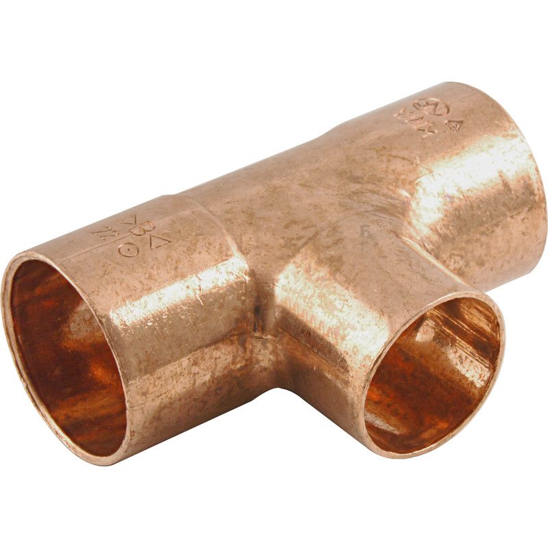 Conex solder T-piece reducer 22x15x15mm