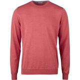 Stenströms Fitted Body Trui ronde halsrood, Effen