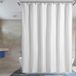 Barossa Design Waterdichte stof douchegordijn of voering hotel kwaliteit, machinewasbaar, witte douchegordijnvoering voor bad tub, 72 x 72 inch