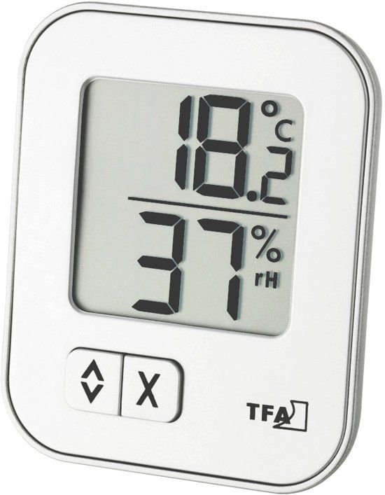 TFA Moxx white thermometer