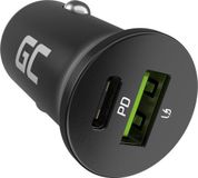 GREEN CELL Autolader 38W Zwart