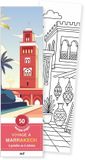 Voyage MLL Boekenleggers om te kleuren - Voyage à Marrakech (reis naar Marrakech)
