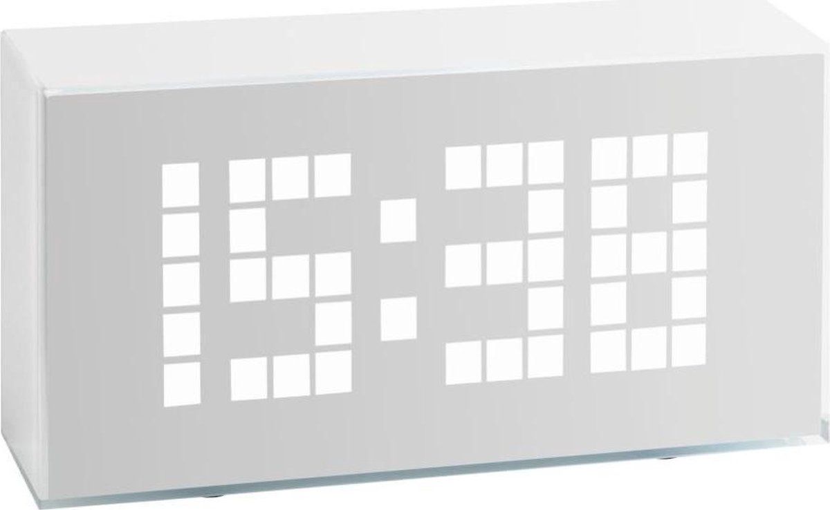 TFA 60.2012 Time Block digitale wekker met lichtgevende cijfers