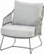 4 Seasons Outdoor Cempre lounge tuinstoel antraciet zilvergrijs