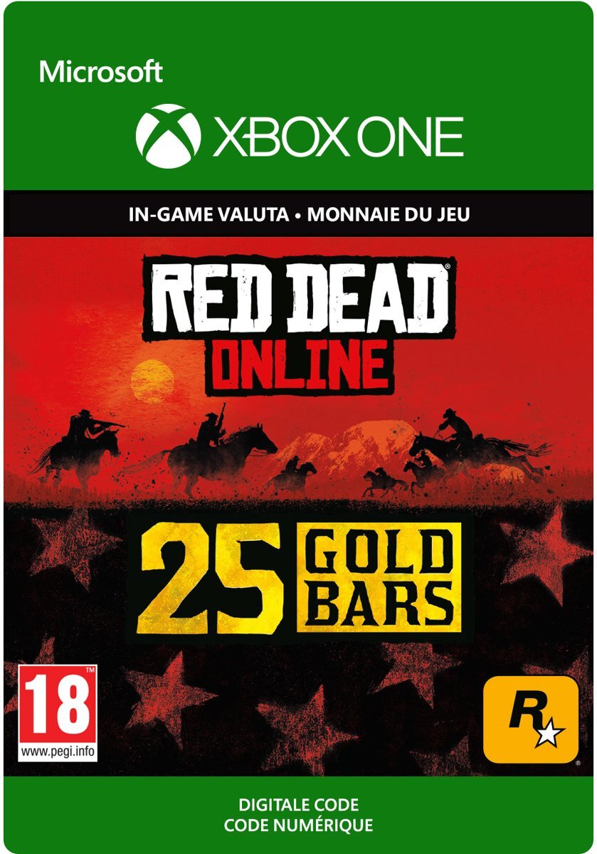 Rockstar Red Dead Redemption 2: 25 Gold Bars - Xbox One Download
