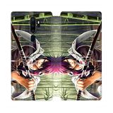 Beschermhoes Oppo Beschermhoes van leer voor Oppo A9 (2020), manga, bamboe