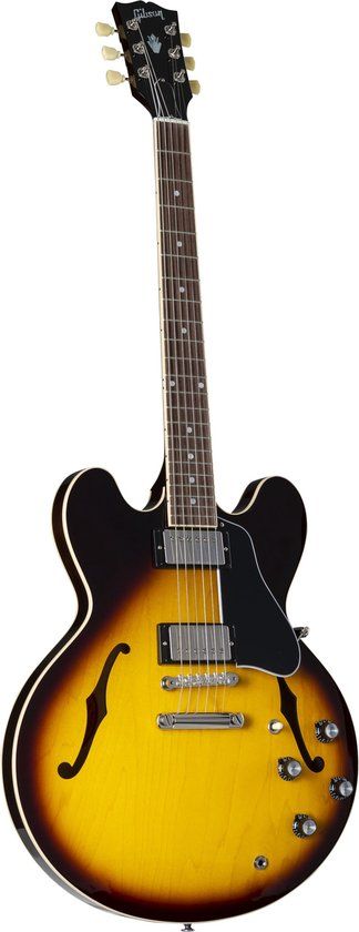 Gibson Original Collection ES-335 Vintage Burst semi-akoestische gitaar met koffer