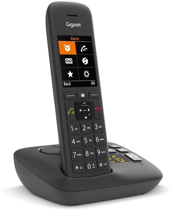 Gigaset C575A Analoge-/DECT-telefoon Nummerherkenning Zwart