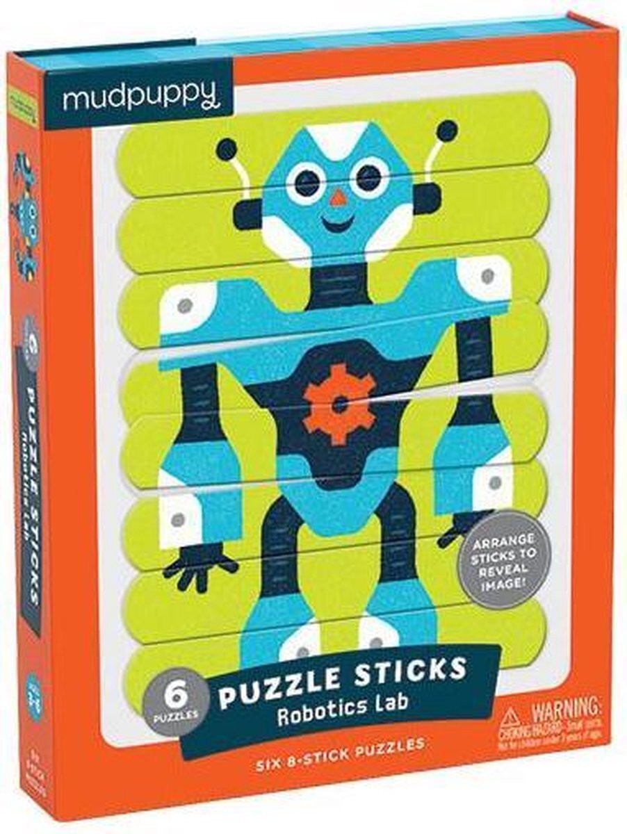 Mudpuppy Puzzel Sticks Robot