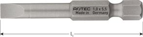 Rotec schroefbit, BASIC, SL 0,8x4,0x50mm (sleuf) (2st.)