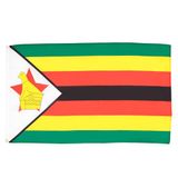 AZ FLAG Zimbabwe 150x90 cm Vlag Zimbabwaans Licht Polyester 2 Ringen