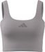 adidas Mujer Optime Workout Twist Light Support Bra Tank, ice purple, M