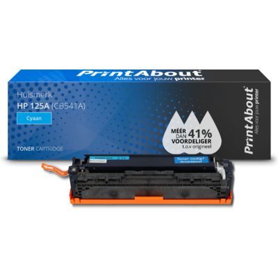 PrintAbout HP 125A (CB541A) Toner Cyaan Huismerk