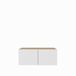 Margaret Hadas24 meuble TV Leo 1x100 cm (artisan + blanc)
