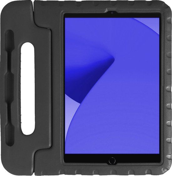 LUQ - Hoes voor iPad 10.2" (2019/2020) - Kinderhoes - Shockproof - Zwart
