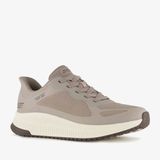 Skechers Slip-ins: BOBS Squad 4 Heren Sneakers Beige