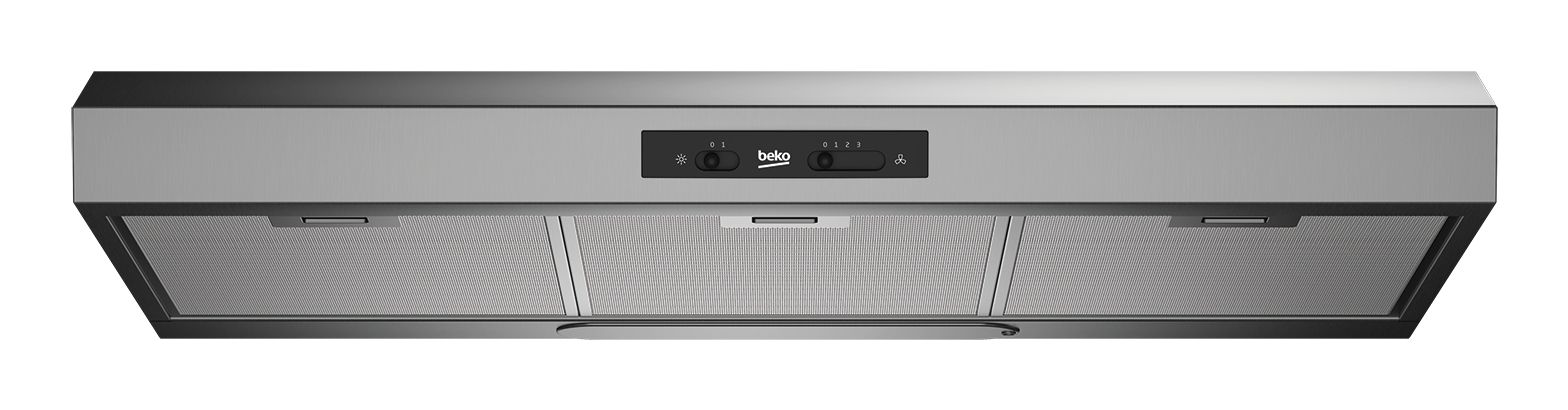Beko HNS91210X Onderbouw Afzuigkap - Roestvrijstaal - 272 m³/uur - E