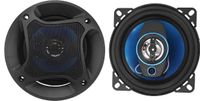 Avizar, haut-parleur de voiture, 5 pouces, 400W, aimant en ferrite, 88 dB, 13x13 cm, noir/bleu