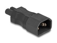 Delock 80469 Adaptateur IEC 60320 C14 vers IEC 60320 C7 Noir