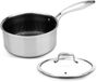 NutriChef Bakvormen Set Antiaanbak, Zware Koolstofstalen Bakplaten met Siliconen Handgrepen, Inclusief Koekjesplaat, Muffinbakvorm (12), Pizzavorm, Broodvorm, Ronde & Vierkante Bakvormen - Set van 10