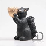 Season Inspired Decoration Theelichthouder Eekhoorn 20,5cm zwart
