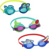 Bestway lunettes de natation bande de silicone +3 ans plage et piscine