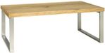 Haku Salontafel Rechthoekig Roestvrij Staal Look Bruin MDF 100x60x38 cm