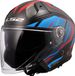 LS2 OF603 Infinity II C Urus Blauw Rood 06 Jethelm - Maat XS