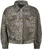 Vingino Tori Leopard Meisjes Jas - Dark Grey Vintage