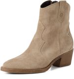 Tamaris Dames Cowboy-laarsjes van Imitatieleer 1-25702-41-4B0 Beige