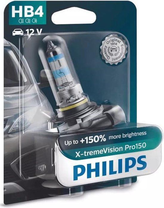 Philips - HALOGEEN LAMP HB4 12V 55W Kleurloos Dimlicht Grootlicht