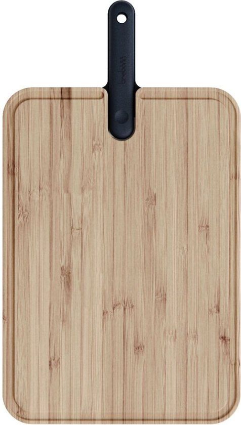 Trebonn Artù Snijplank met Koksmes - 43 cm - Black Edition - Zwart