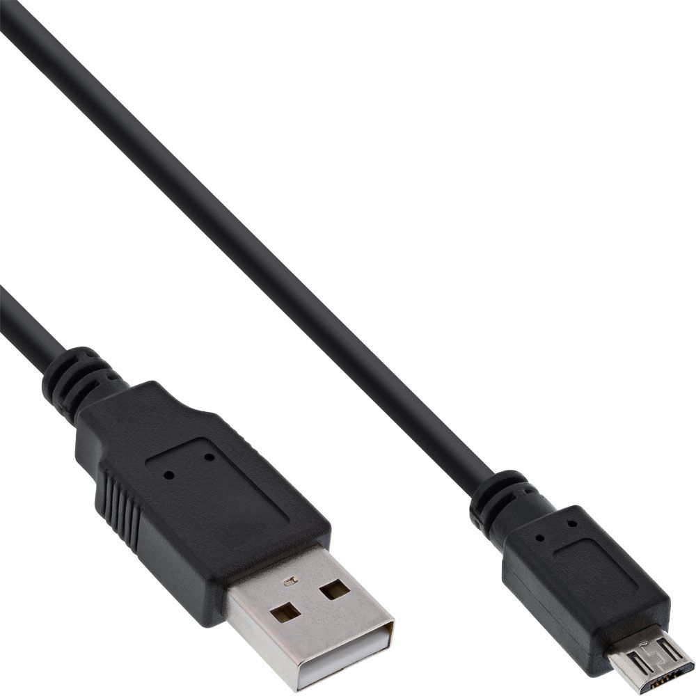 Inline S-31710 USB-kabel - Zwart - 1 m